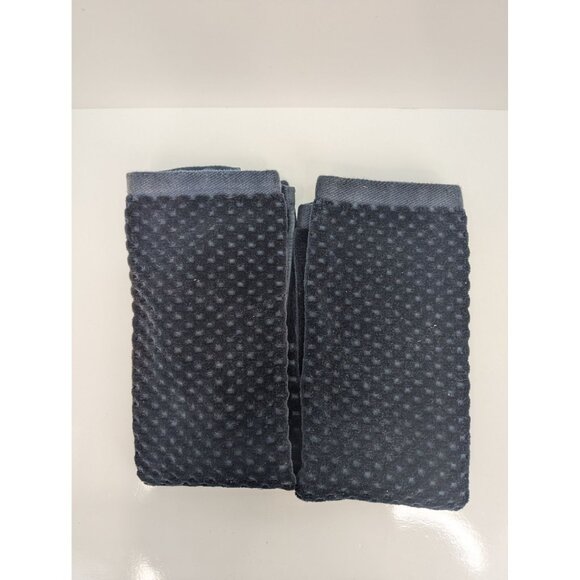 State Farm Golf Bag Towel Tufted Black 24X15 Tri Fold Devant Lot of 2 - Picture 3 of 6